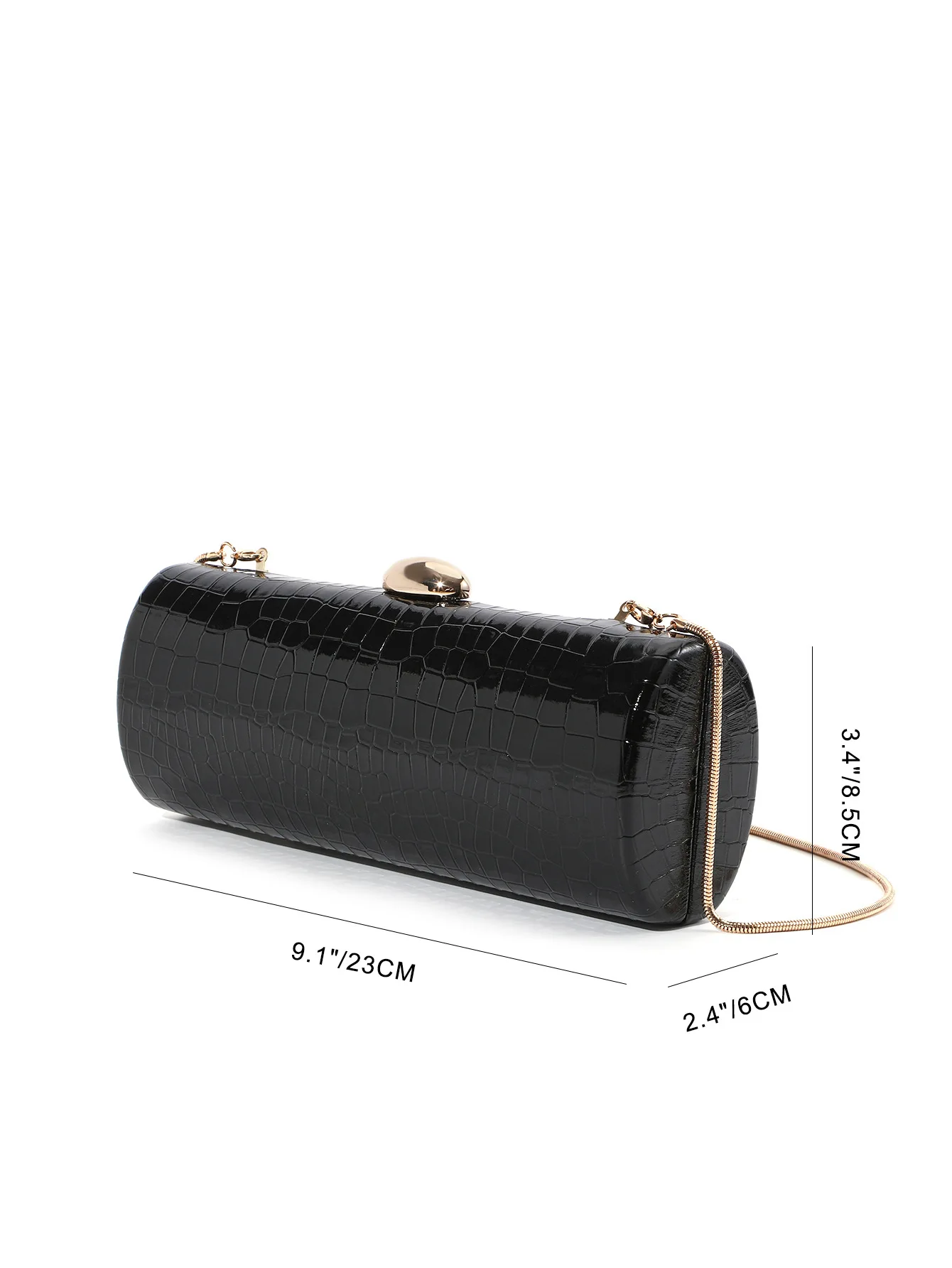 Luxury Leather Evening Bag For Women Baguette Handbag Purse Wedding Dress Party Banquet Clutch Bags Female Shoulder Bag