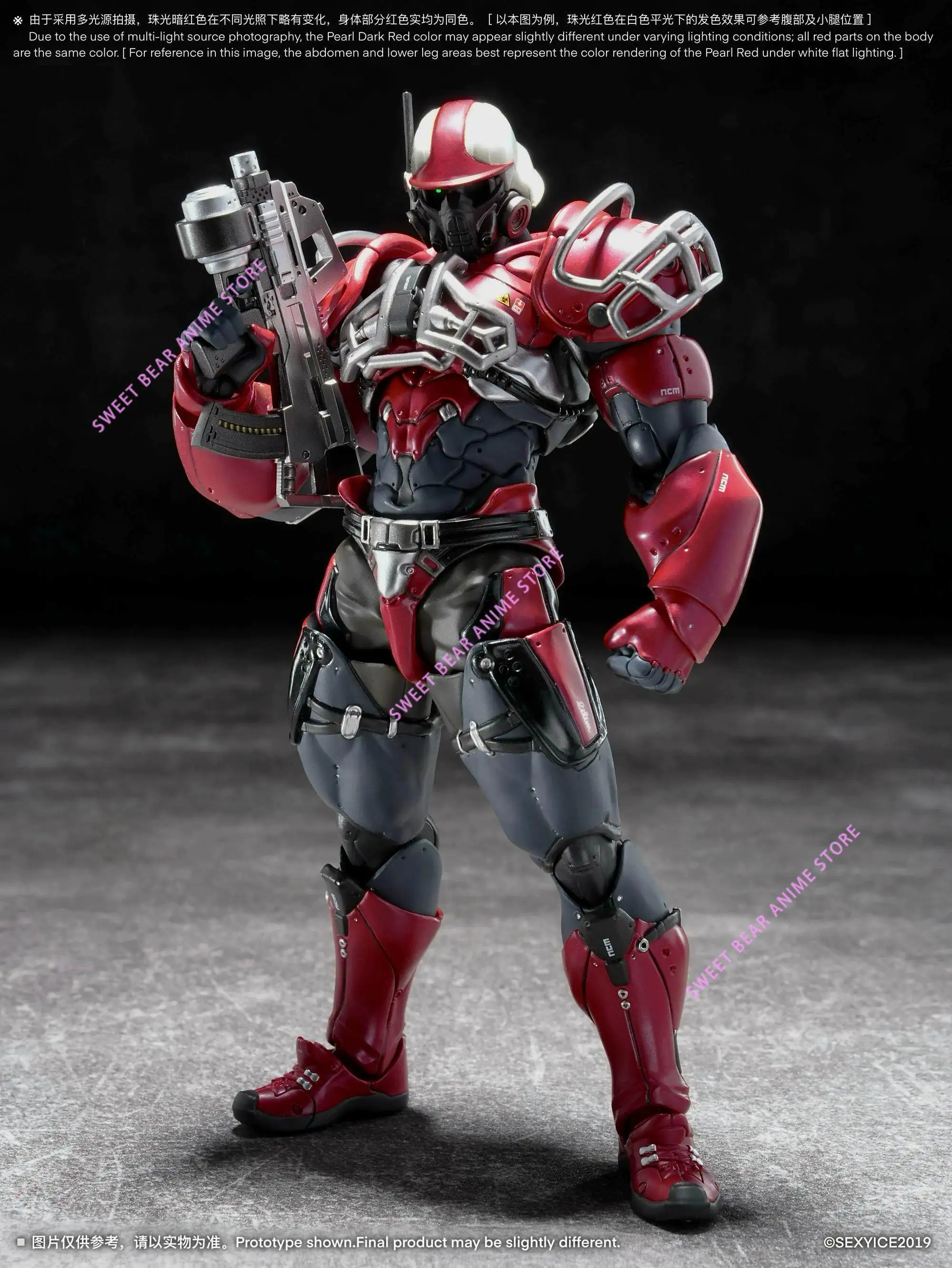 En Stock SEXY ICE Studio 1/12 escala UNKAVL CRUSHER insecto serie asalto tipo-1 figura de acción Anime modelo juguetes de moda muñeca