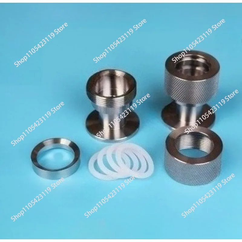 KF16/25 Stainless Steel Vacuum Gauge Joint Quartz Tube Seal Type Furnace Tube Sealer Flange Tube Plug