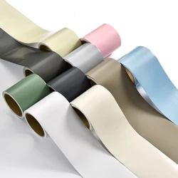 5M PVC Self-adhesive Baseboard Waterproof Wall Sticker Window Sill Door Frame Edge Wrapping Renovation Decorative Lines