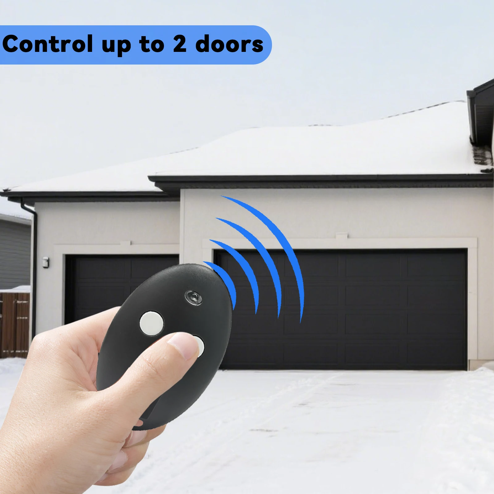 รีโมทคอนโทรลประตูโรงรถ 433MHz ใช้ได้กับ 2M 4M 2 4 2A 4A B RCB02 RCB04 KLEIO B RCA 02 04 TRC TRC2 TRC3