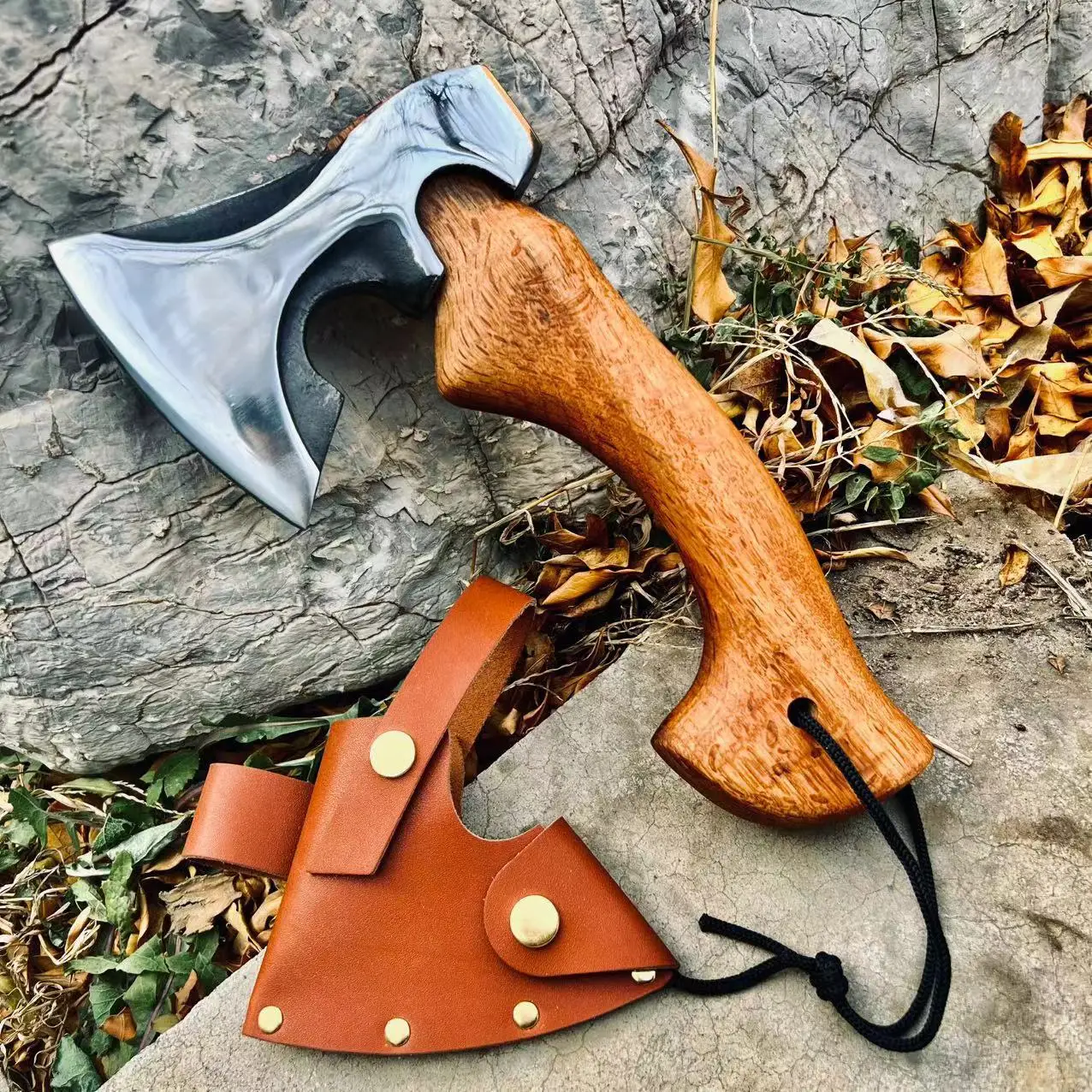 

New High-end Outdoor Multifunctional Tactical Axe Forging Manganese Steel Cutting and Mountain Cutting Convenient Camping Tool