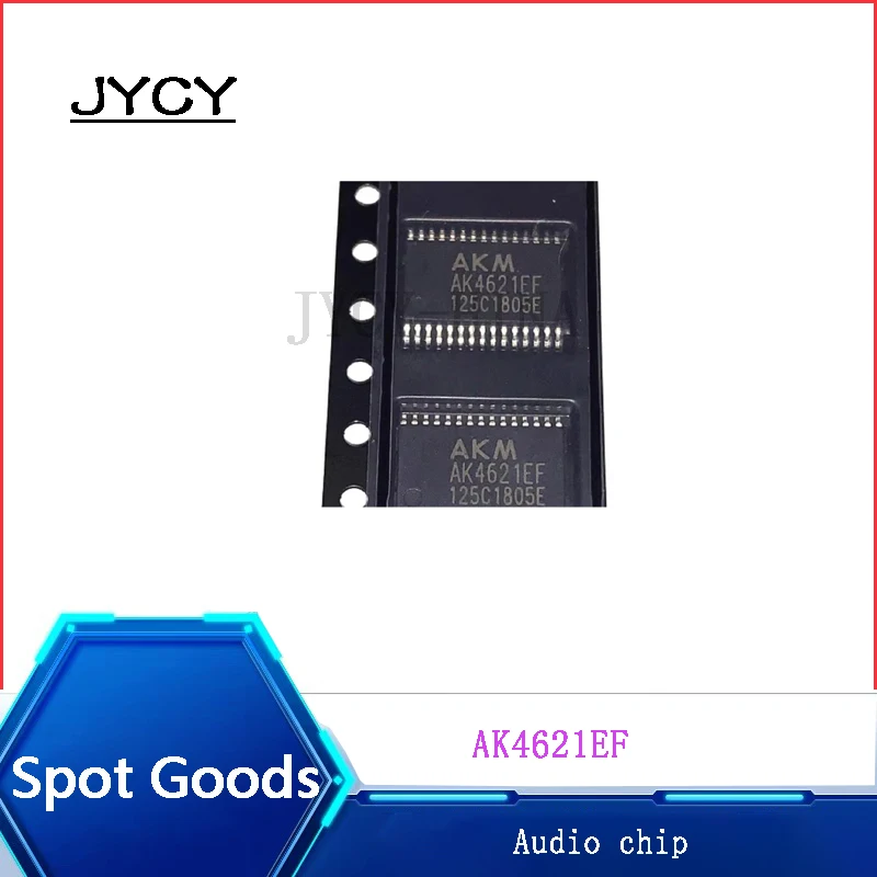 1PCS/lote AK4621EF Original in stock AK4621EFP-E2  VSOP30 audio codec chip