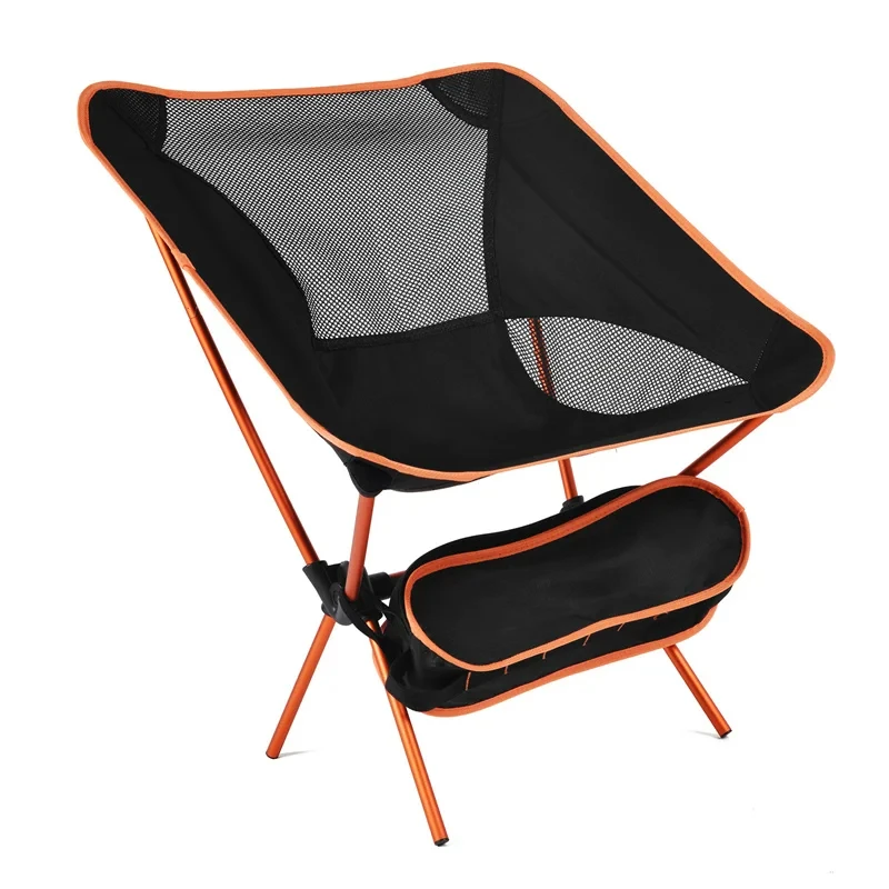 Silla de playa plegable para exteriores, silla ligera con forma de Luna, tubo de aluminio de aviación, producto para acampar, novedad de 2024