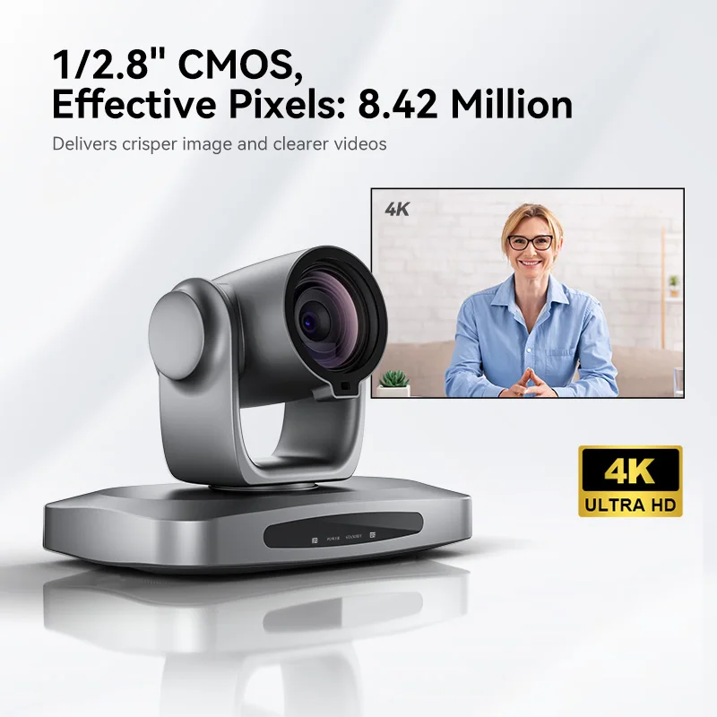 Oneking H5 4K PTZ Camera 12x USB 3.0/HDML/NDI AI Tracking Church Conference Room Live Streaming Camera