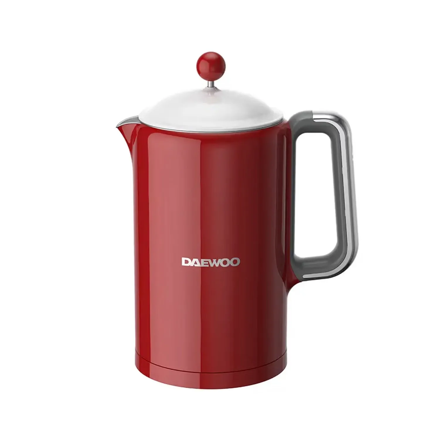 Daewoo EK01 Electric Kettle 1.5L Double Layer Heat Insulation 304 Stainless Steel Detachable Lid 3 Safety Protections