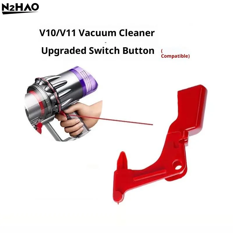 1/2/3/4Pcs Extra Strong Trigger Power Button Switch For V10 V11 V12 V15 Power Switch Button Replacement Part Household Cleaning