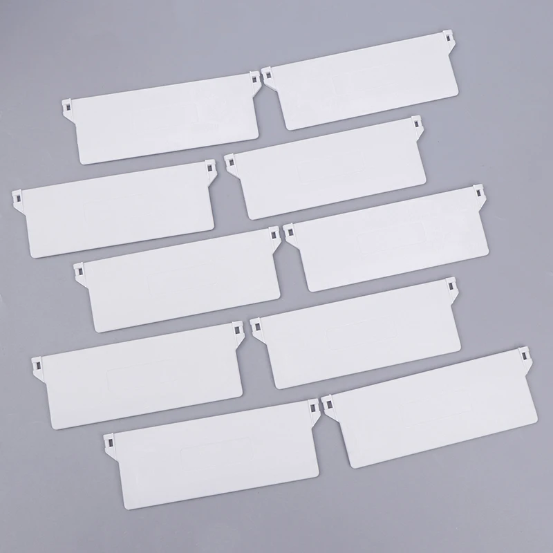 Plastic Base Plate Set Of 10 Portable Vertical Blind Bottom Weights Slats Durable Curtain Accessories