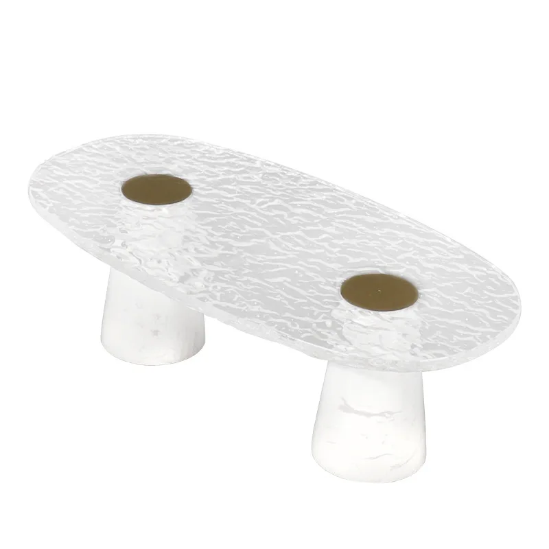 Acrylic dessert table display shelf birthday party cake tray business tea break table afternoon tea snack rack