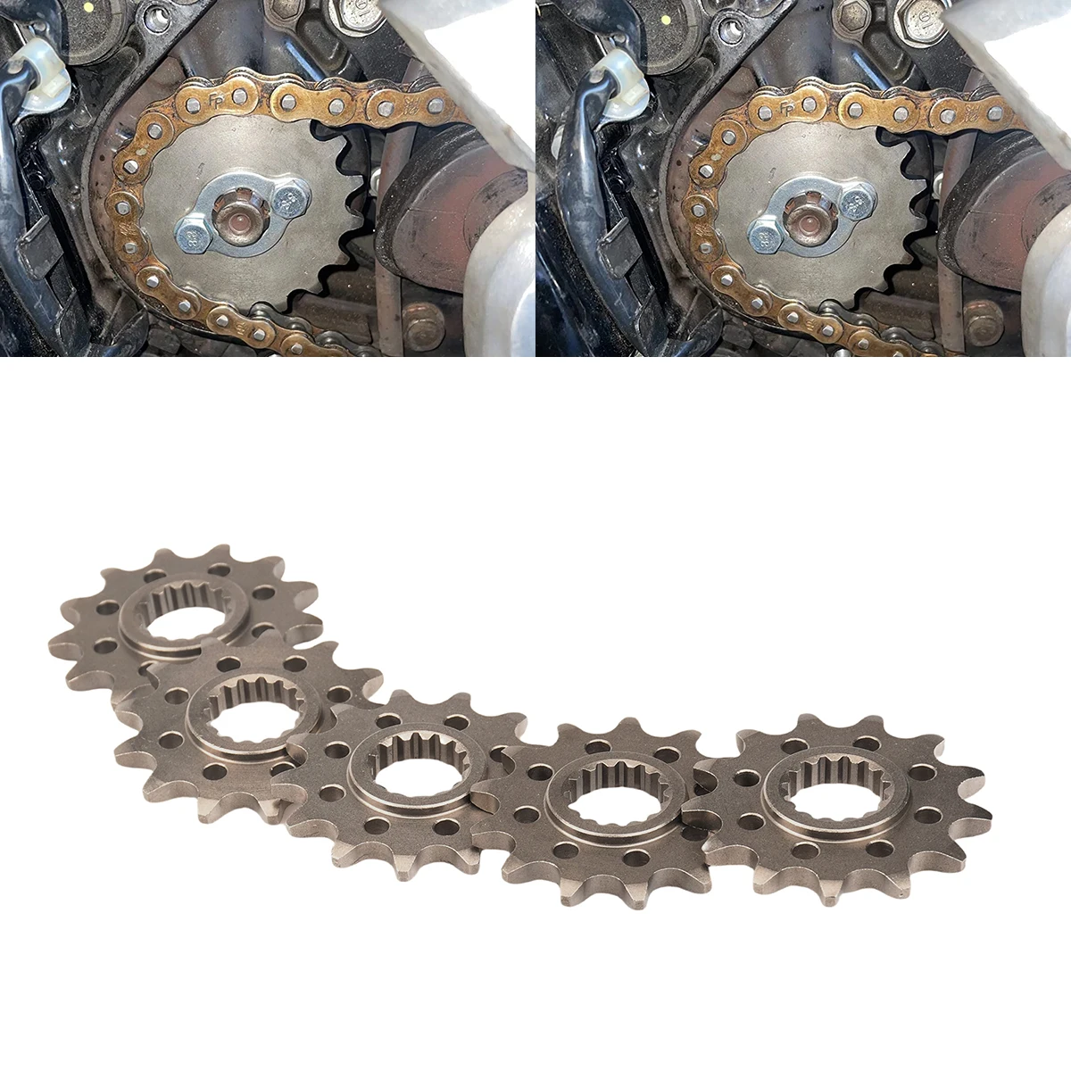 For Husqvarna FE FC FS FX 250-530 For KTM SXF MXC XCF EXC XCFW Bike Parts 520 13T 14T Motorcycle Front Chain Sprocket Wheel
