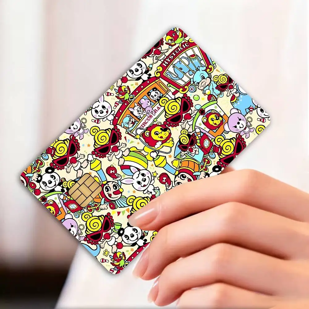 Japan Fashion H-Hysteric M-Mini 100% Hot Sale Amine Credit Debit Bank Card Bus Card Film Skin Sticker