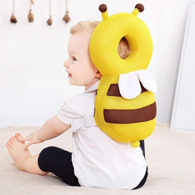 

M76C Soft Back Protections Pillow Fall Protections Pad Cushion Baby Headrest Baby Head Guard Pillow Toddler Pillows Backpack