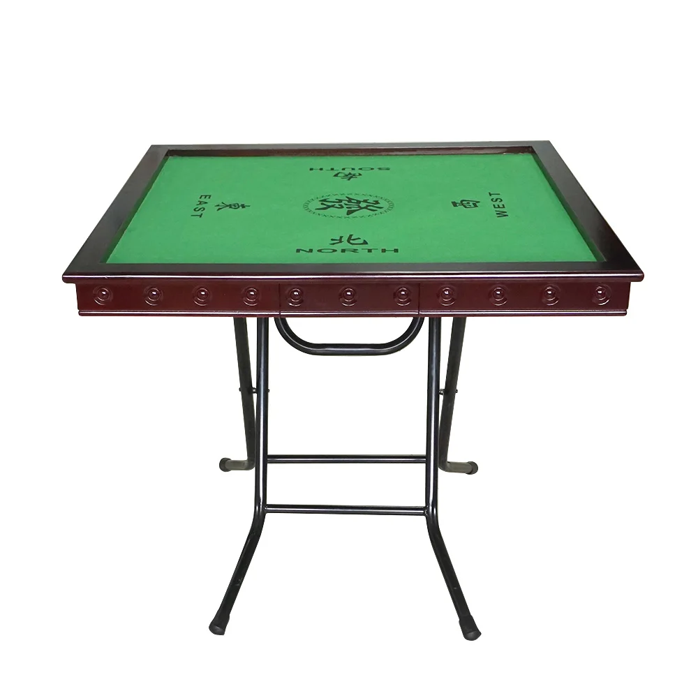 Factory Customized Simple Folding Mahjong Table 90*90cm Size Non-automatic Mahjong Table