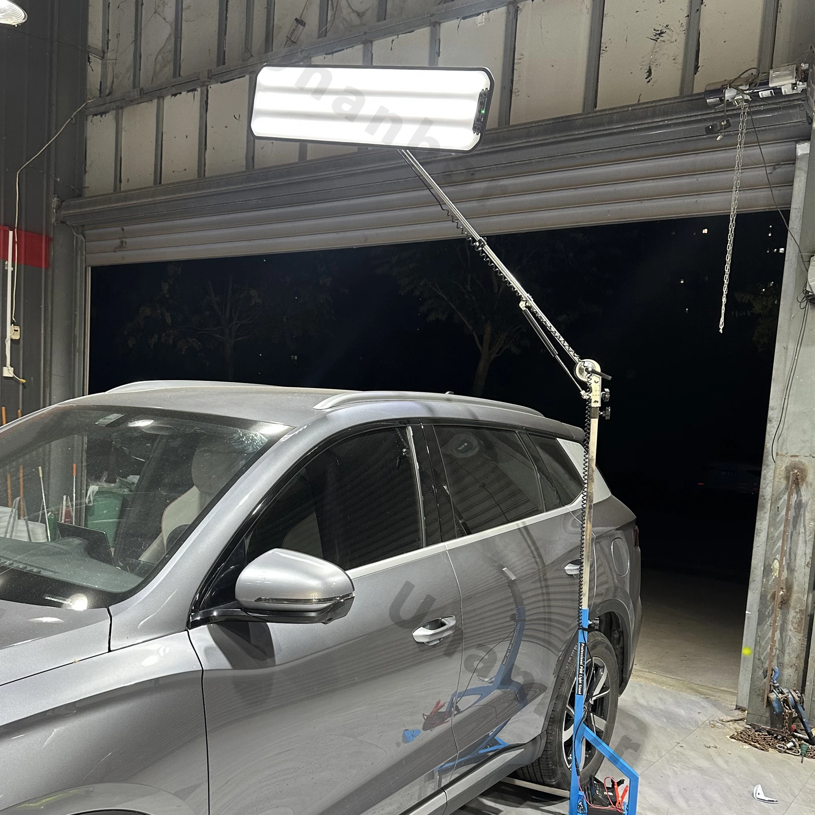 Heavy Duty PDR Shelf Light with Freely Adjustable Hydraulic Bracket,Dent Repair Tools, LED Light Reflection Board