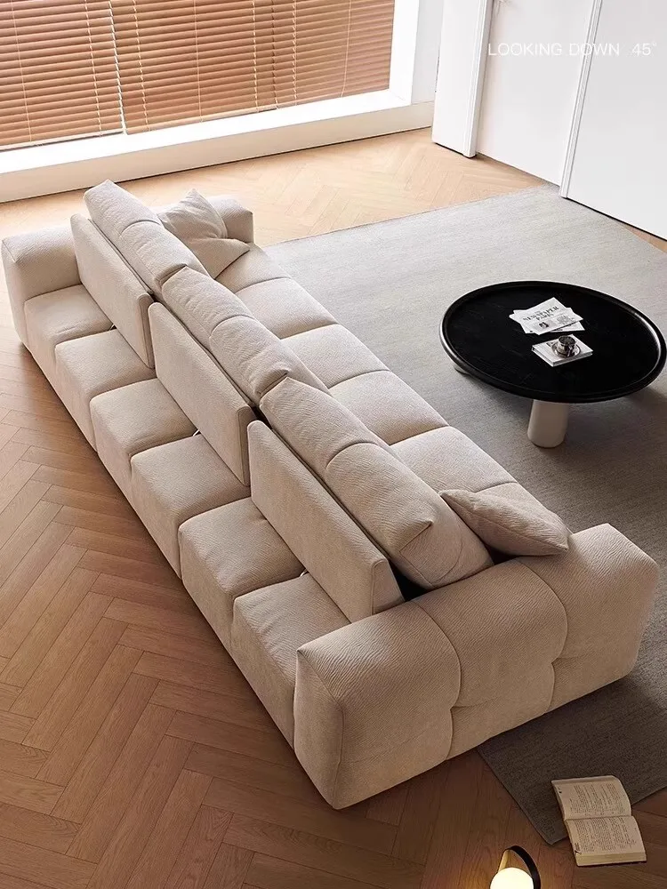 Factory Direct 2026 Pixel sofa, antique movable in the living room, sitting on a large bag, deep tofu blocks, anti-fouling cheni