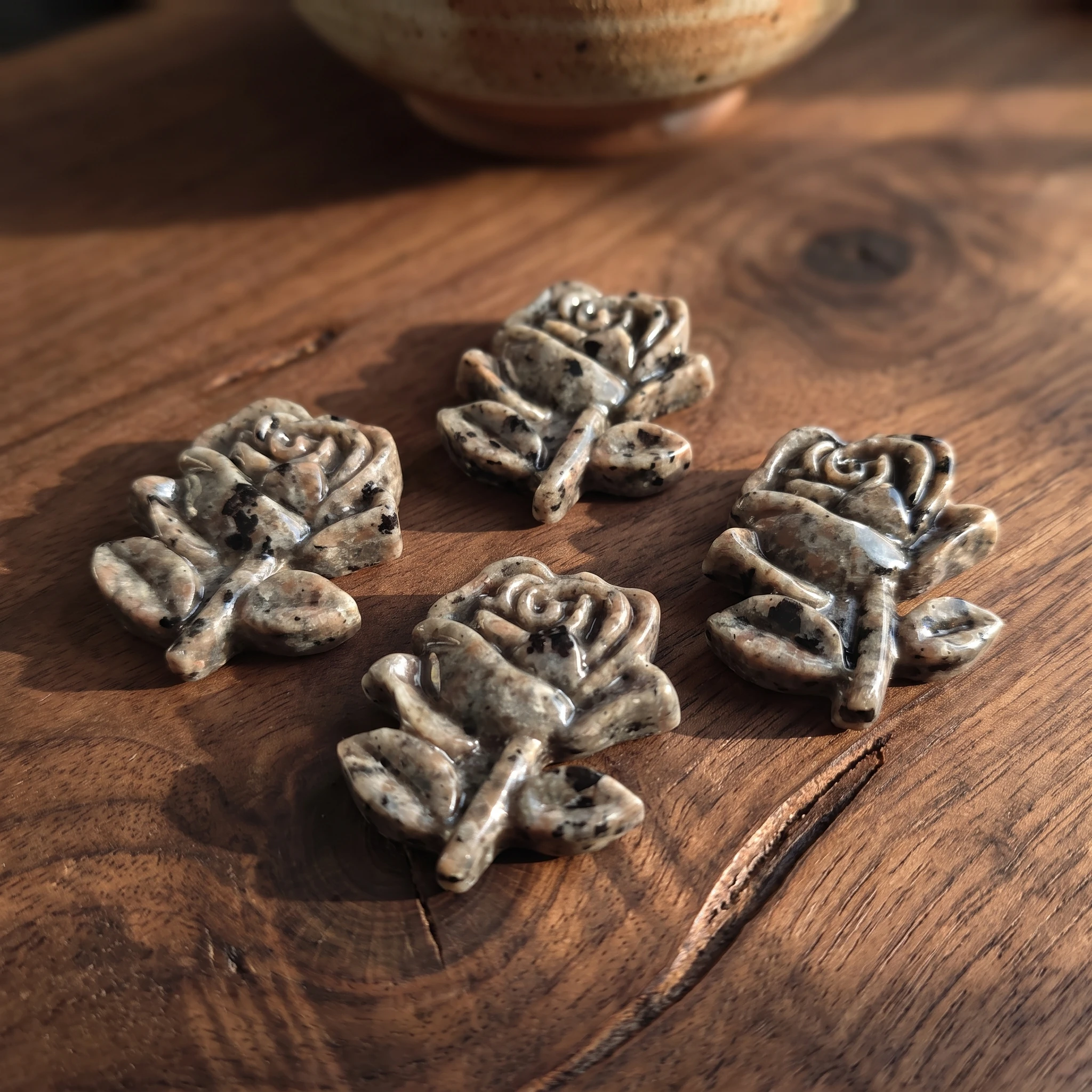 Flame Stone Flower Carvings Perfect Gifts for All Holidays
