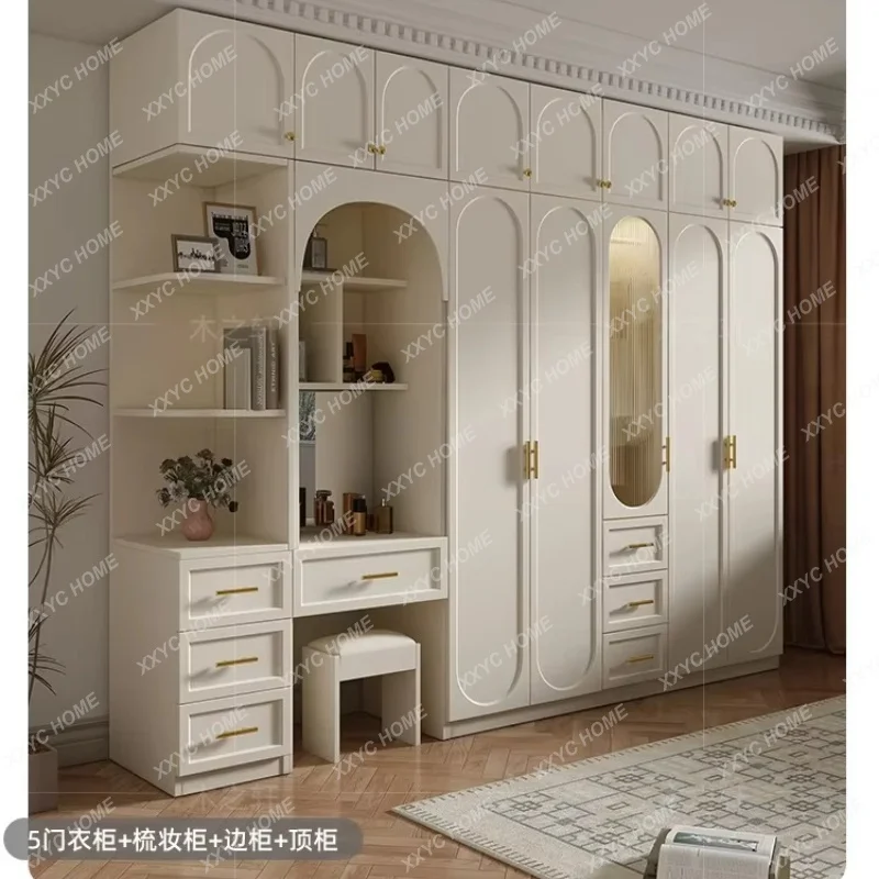 XXNew  Storage Wardrobe Luxury Large Modern Cabinet Open Closets Wardrobes Cabinet Shelves Rangement Chambre Bedroom Furnitu