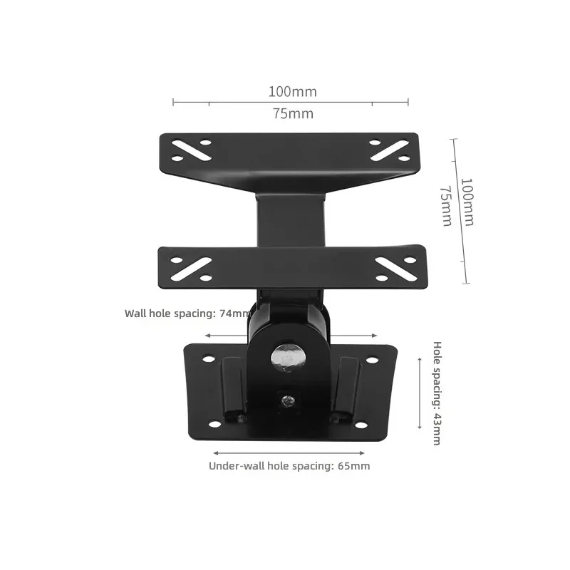 for F01 Factory Wholesale LCD TV Monitor Rotating Hanger Adjustable Angle Hanging Bracket for 14 22 27 Inch