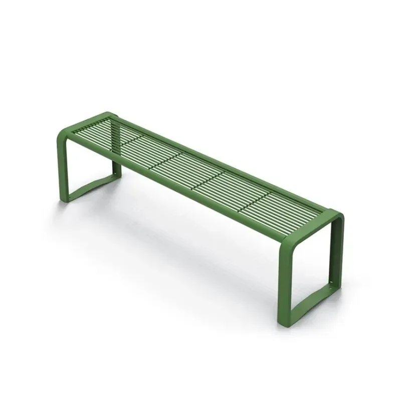 Outdoor Leisure Park Chair for Metal Garden Park Chair European Style Rest Scenic Courtyard Square Green Bench
