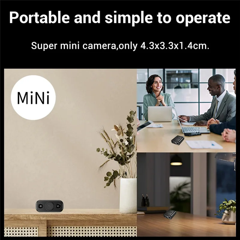 

M18K-Remote Monitoring Camcorder 5MP HD WIFI Mini Camera IP Built-In Battery IR Night Vision Body Cam Human Tracking