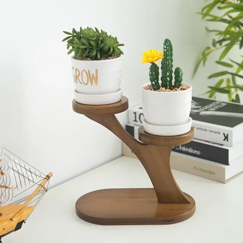 Exquisite Stable Household Goods Multi-layered Small Flower Stand On The Desktop, Floating Window Sill,living Room, And Flowerpo