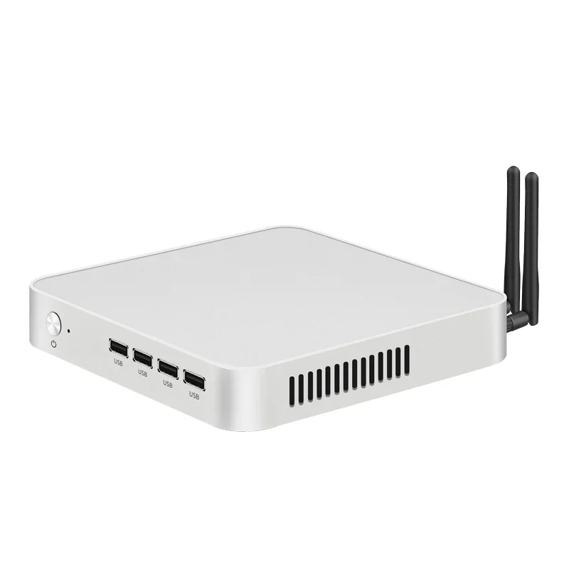 مروحة تبريد كور I7 4610M Nuc Computador Set 12V Win10 Linux Mini Pc Box اللوحة الأم حافظة الكمبيوتر