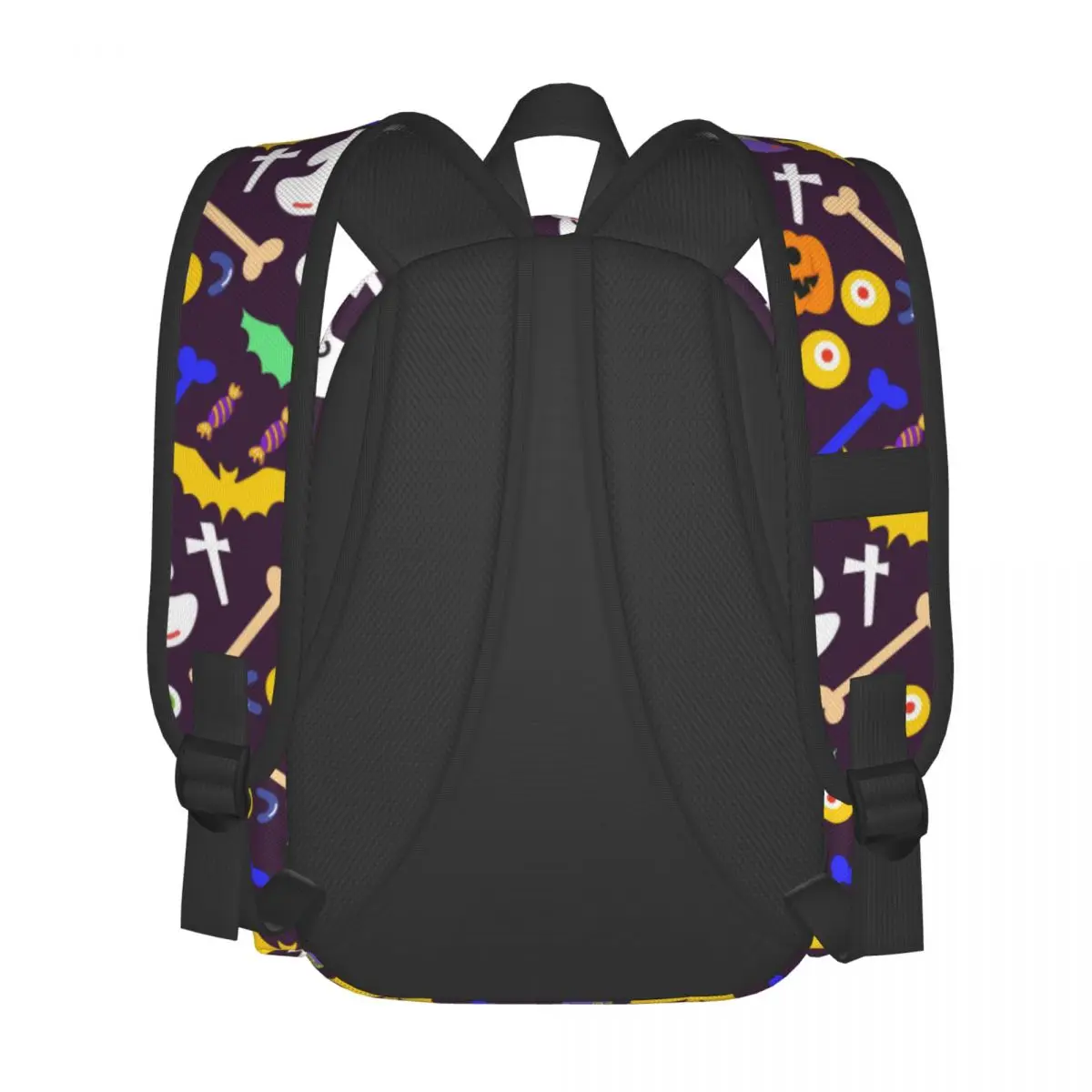Halloween Theme Large Capacity Student Backpack Casual Fashion School Bag(1)