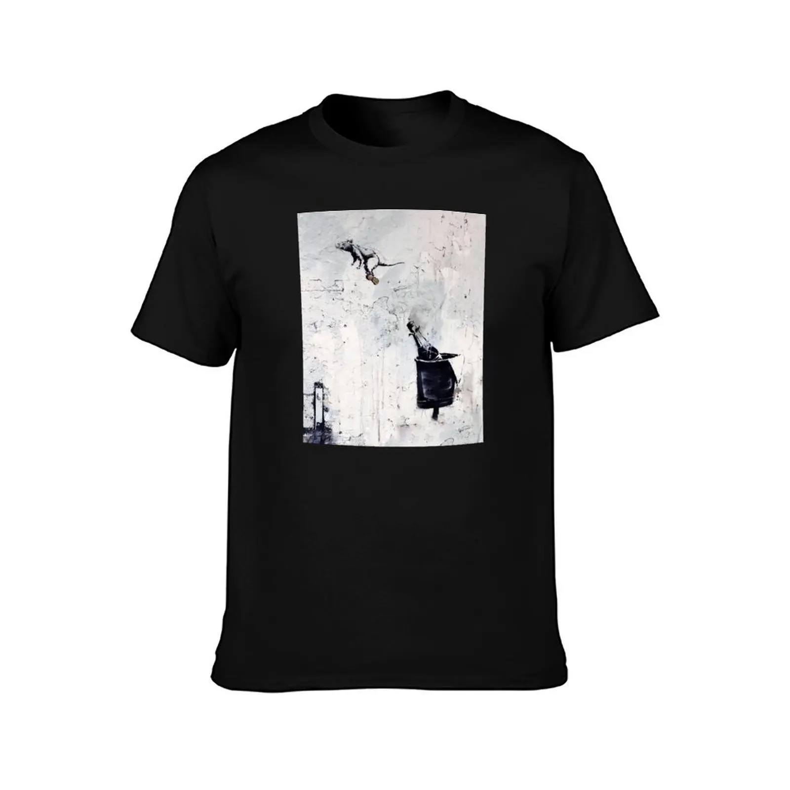 Cork Cannonball Rat Banksy T-Shirt Quick Dry Travel T-Shirt