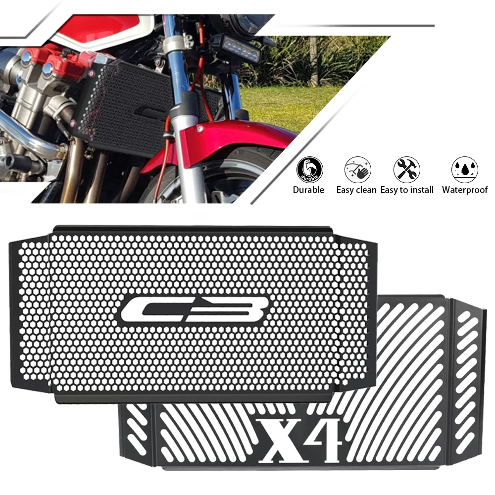 

For Honda CB1300 X4 CB 1300 Radiator Guards Grille Guard Cover Protection 1997-1998-1999-2000-2001-2002-2003 CB1300X4 Motorcycle