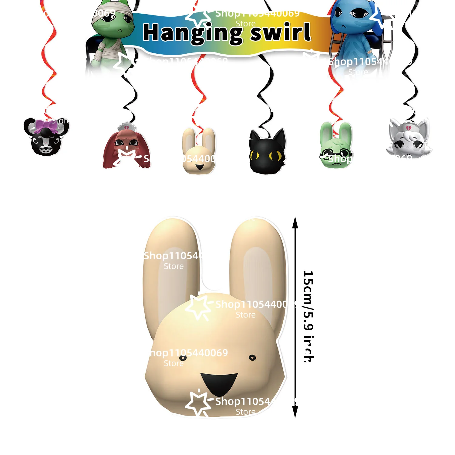 Animal Hospital Anomaly Birthday Party Decorations Supplies Including Happy Birthday Banner Cake Topper Balloon Backdrop
