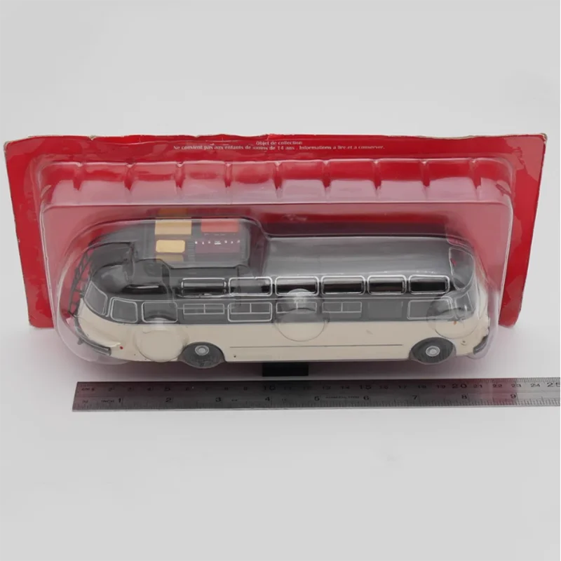 Diecast 1:43 Scale Ixo ISOBLOC 648 DP 1955 Bus  Alloy Vehicle Model Finished Simulation Collection Decoration Gift Toys Display