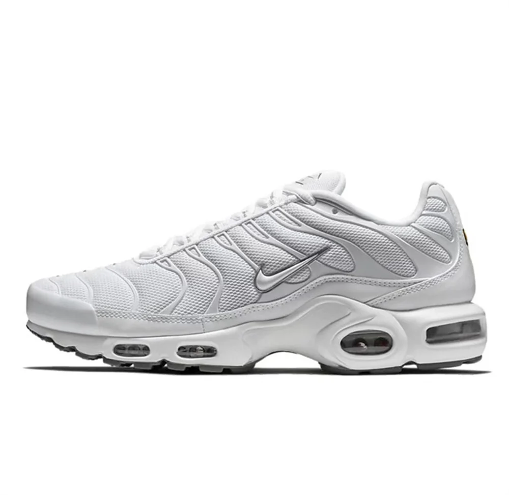 Nike Air Max Plus TN Men Women Running Shoes Breathable Non Slip Durable Air Cushion Cushioning Fabric Triple 604133-139