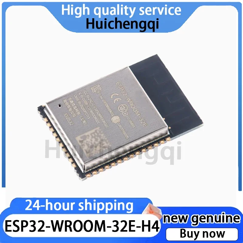 1PCS ESP32-WROOM-32E-H4 Wi Fi+Bluetooth Dual-mode 4MB Flash 32-bit Dual Core MCU Module