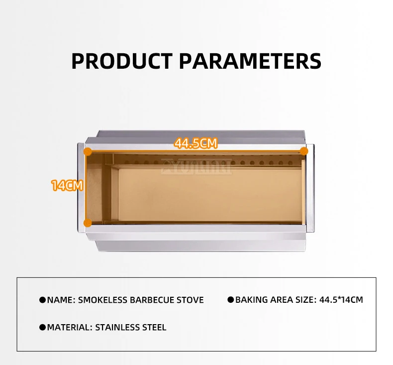 

Электрический гриль-шашлычница бездымный, из высококачественной нержавеющей стали, для барбекю