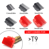 Suitable for T9 Trim Beard Hairdresser Hair Cutting Guide Professional Hair Trimmer Limit Comb Guards Barber Accesories