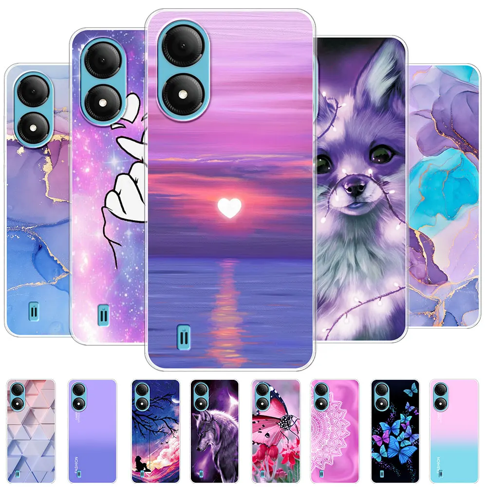 Para ZTE Blade A33S Funda para ZTE BladeA33S Funda parachoques a prueba de golpes Funda de teléfono de silicona suave transparente en ZTE A33S A 33S Funda protectora