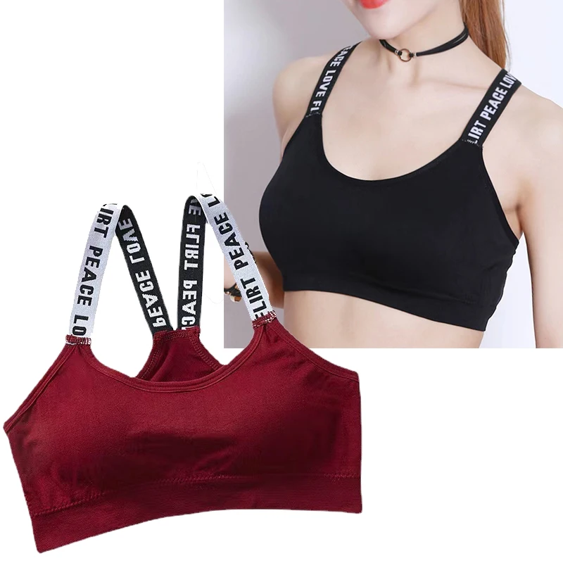 Women Sexy Sports Bra Tops For Gym Top Fitness Yoga Female Pad Sportswear Vest Tank Tops Sport Push Up Sports Bras Underwear