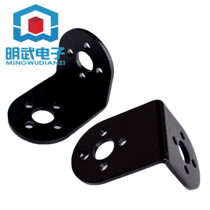 L-shaped Bracket, Single Axis Steering Gear Pan TilT Robot Arm, Special Bracket Accessories