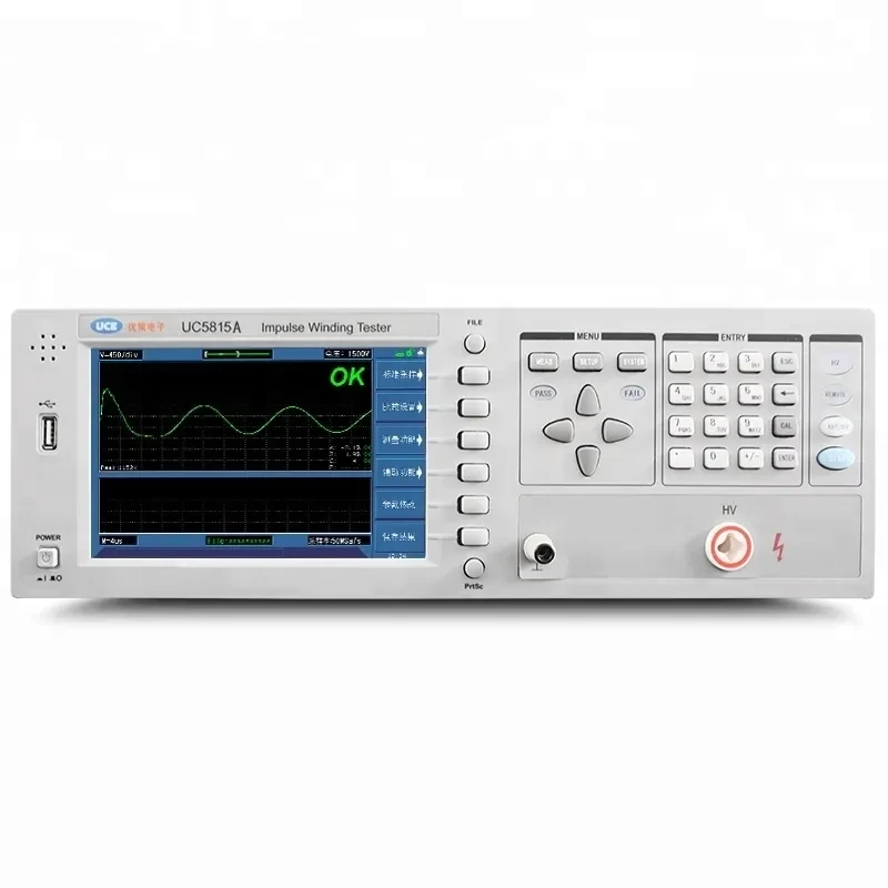 UCE UC5813 SERIES Digital Pulse Coil Tester Transformer Inter-turn Insulation Test Voltage UC5813A UC5815 UC5815A