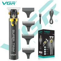 VGR 082 Hair Trimmer T9 Mens Electric Hair Clipper Professional Hair Cutting Machine T9 Metal Shell Barber Trimmer for Men