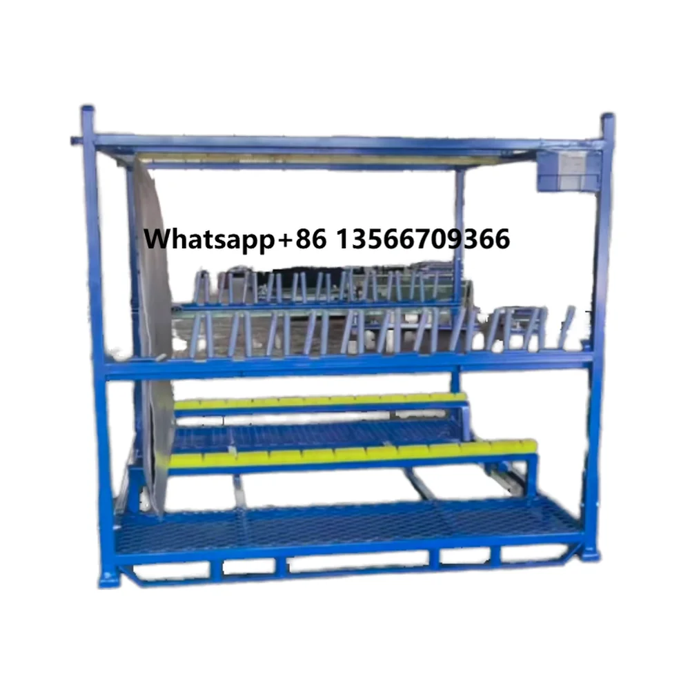 

Multi-Purpose Foldable Hood Transport Storage Frame Heavy-Duty Cart for Engine Components Rack Car Parts Inventory Management