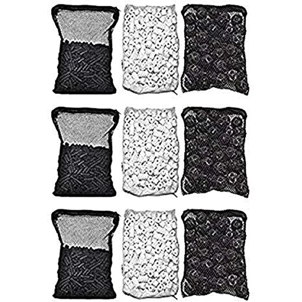 

Наборы фильтрующих материалов для аквариумов, тройная упаковка