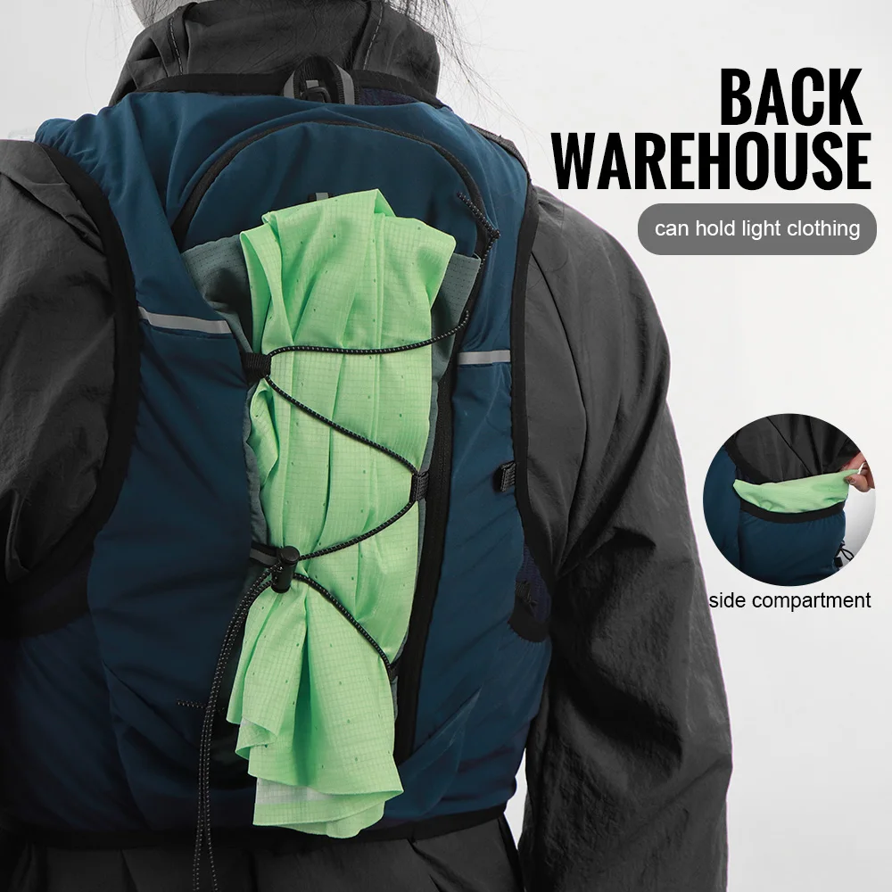 WRELS Running Vest Lightweight Hydration Vest Hiking Trail Marathon Race for Women and Men  Quick dry  Water-Resistant Vest Bag