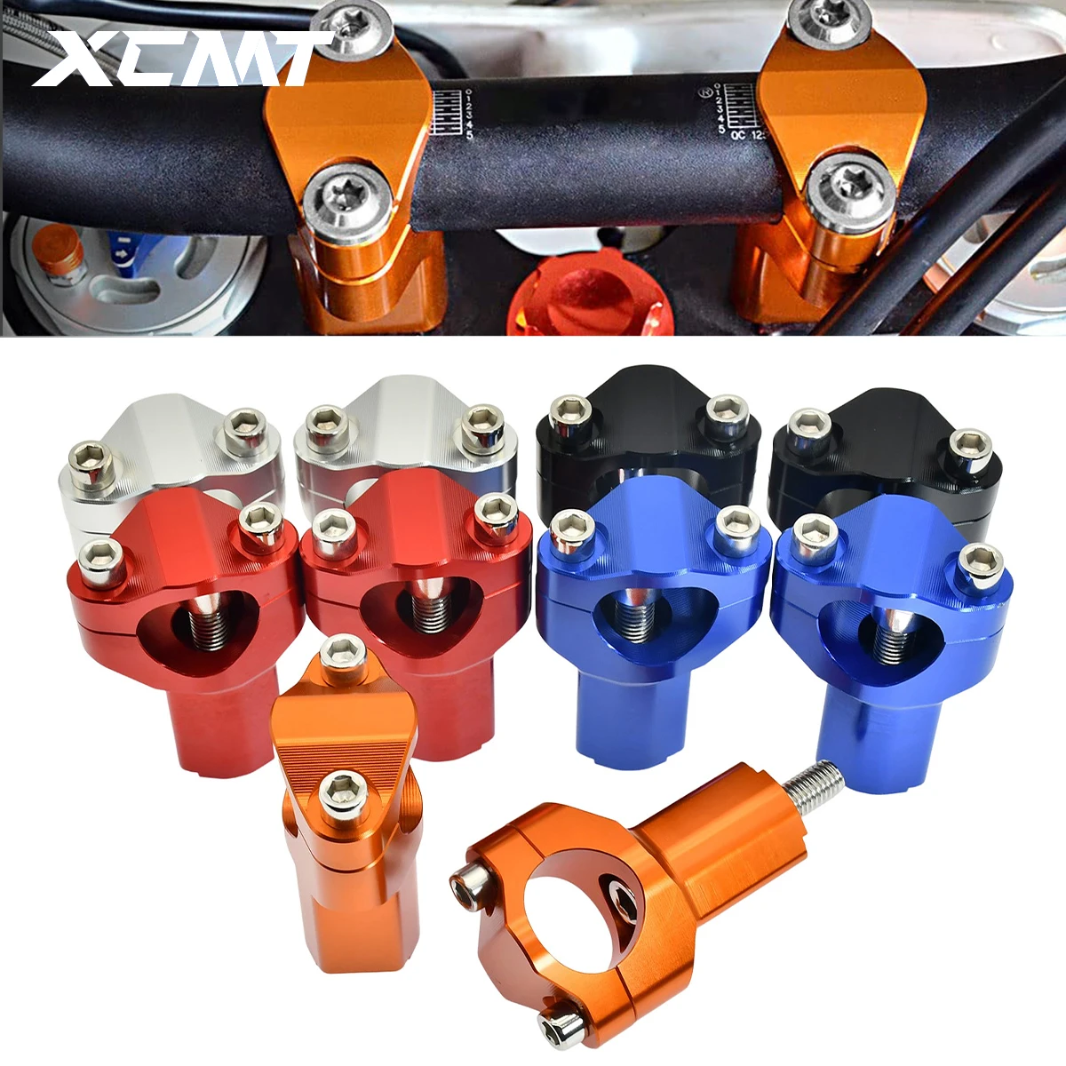 

Motorcycle CNC Handlebar Elevation Aluminum Fixed Seat For KTM SX SXF XC XCF XCW EXC EXCF 2005-2023 For Husqvarna FE TE TC FC