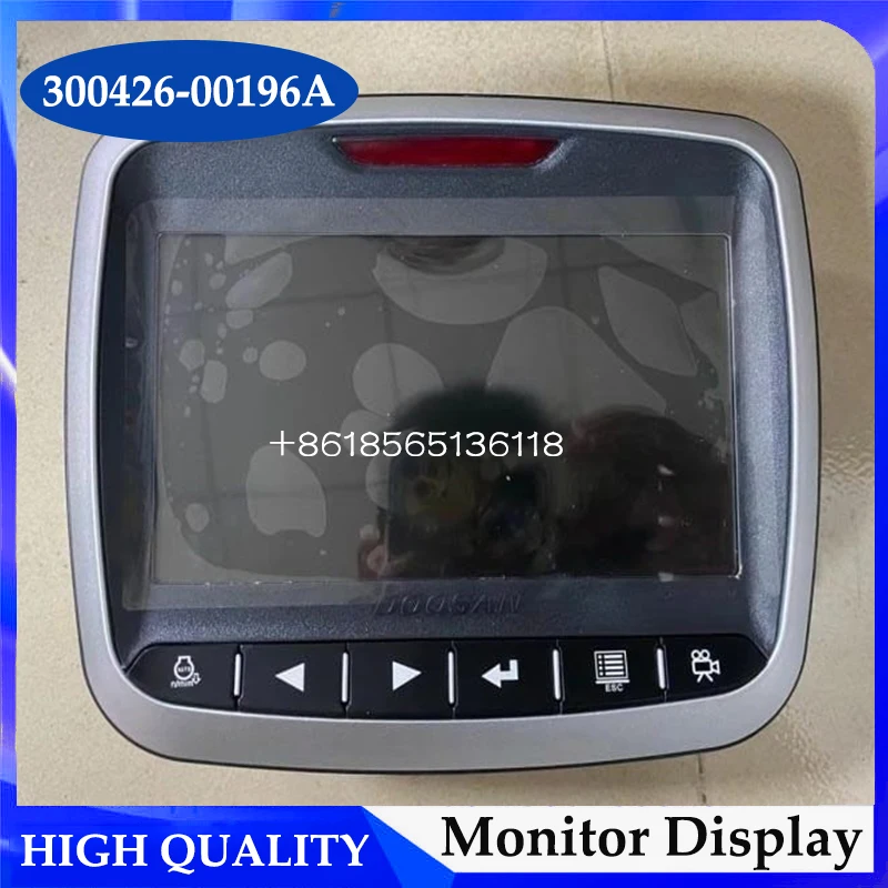 300426-00196A 300426-00175 300426-00174 Excavator Monitor Display Panel for Doosan DX150 DX210 DX225 DX300 Monitor Panel