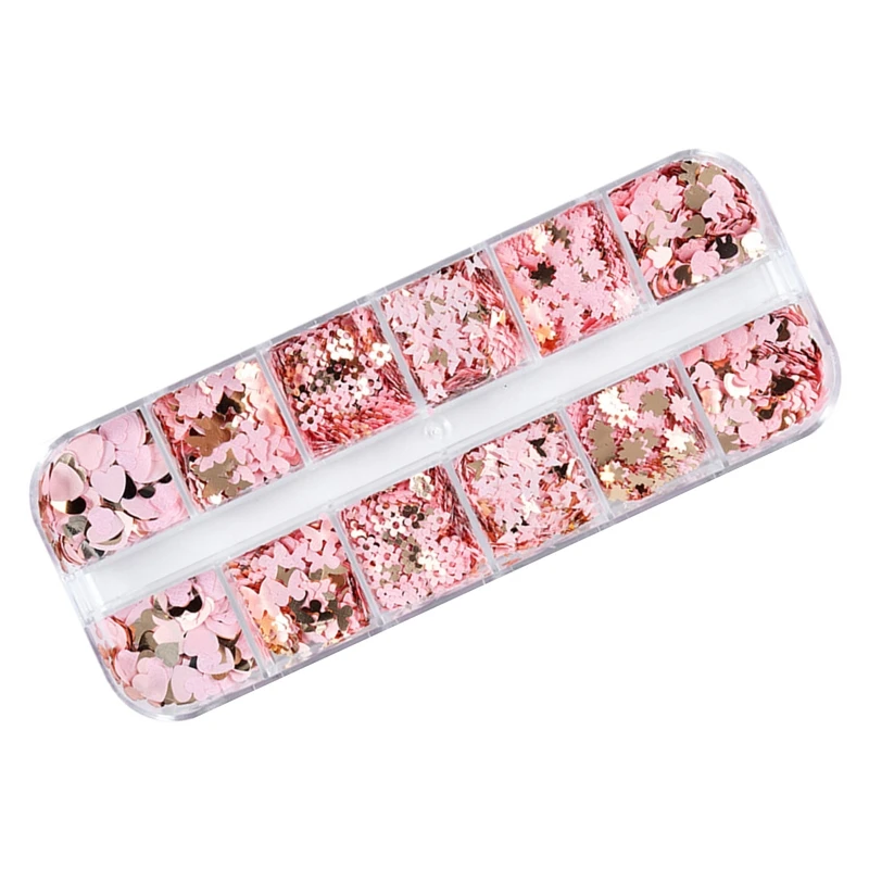 Epoxy Resin Mold Filler Glitter Confetti Nail Art Stickers 3D Nail Art Sequins Glitter for Epoxy Resin,Jewelry Making