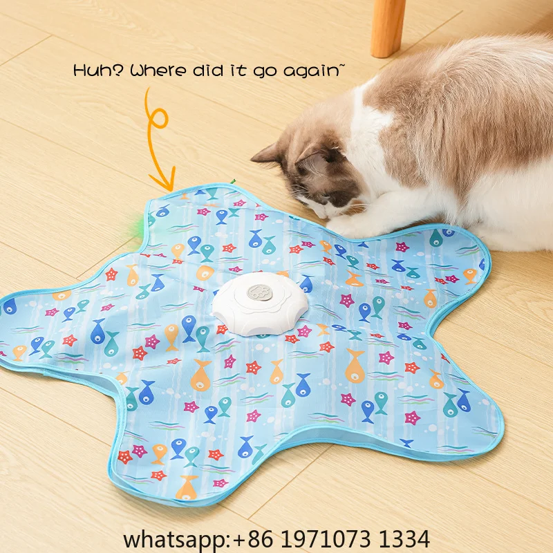 Automatic Electric Cat Turntable Toy – Interactive Stick for Boredom Relief & Active Exercise