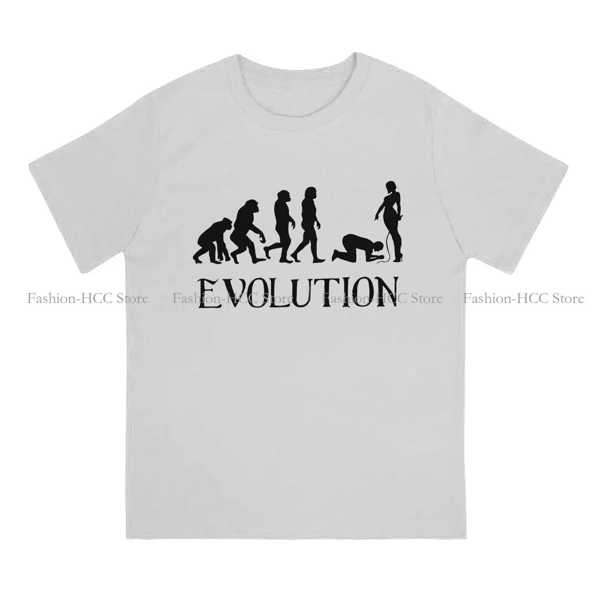 Femdom Evolution Fitted Scoop Special Polyester TShirt BDSM Comfortable Creative Gift Idea  T Shirt Short Sleeve