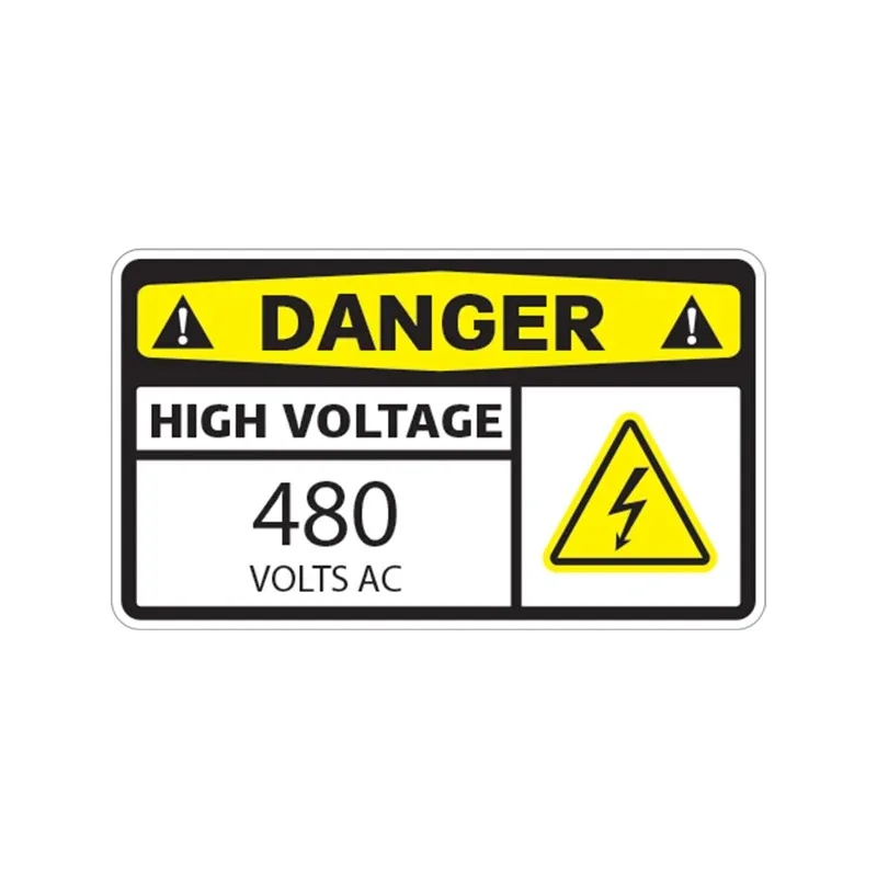 Danger High Voltage 220-240 Volts Ac Car Sticker Waterproof Vinyl Decal Car Accessories Decor Pegatinas Para Coche 10CM PVC KK