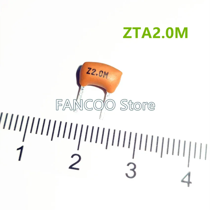 100PCS ZTA2.0M Z2.0M ZTA2.0MT 2.000MHZ DIP-2 2MHZ  Ceramic Resonator